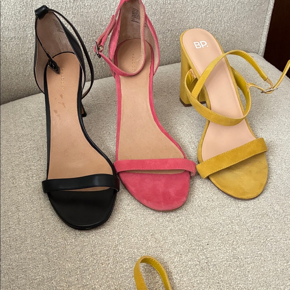 Size 12 Women's Heel Sandals - 3 for the price of 1!!!